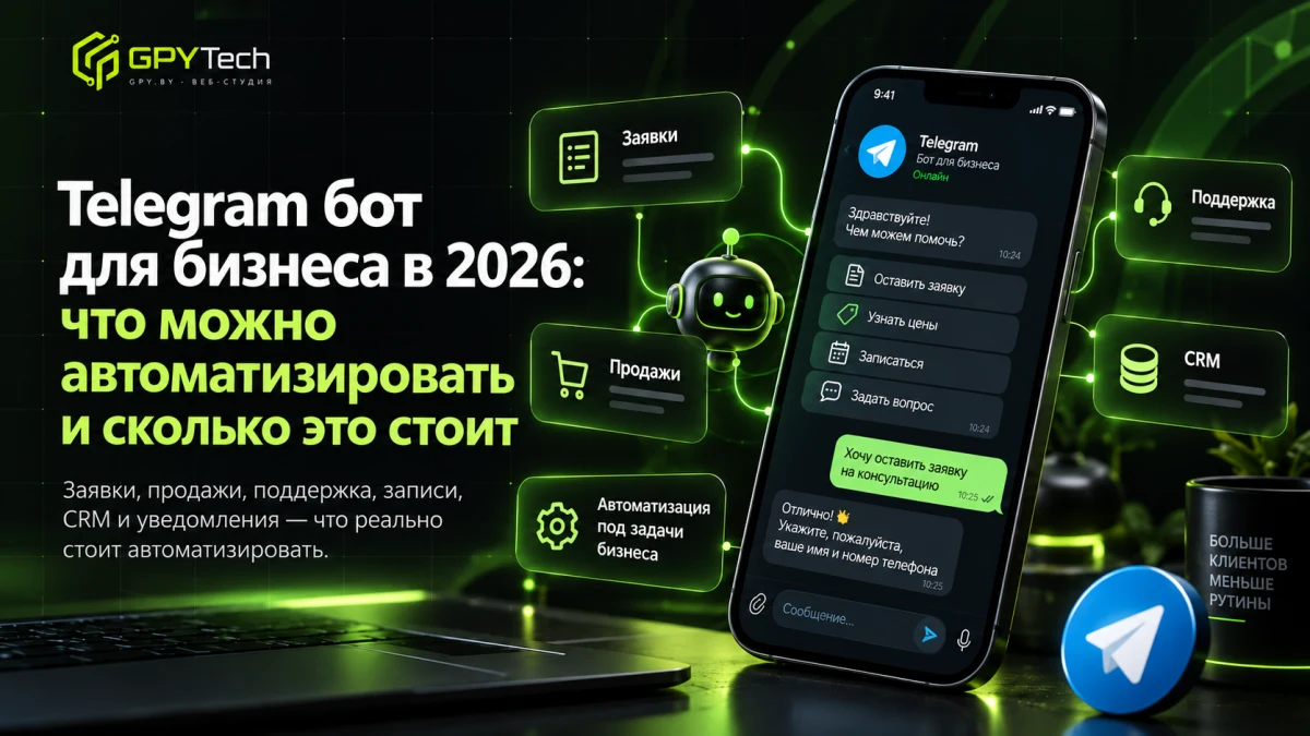 Telegram-бот для бизнеса в 2026 году